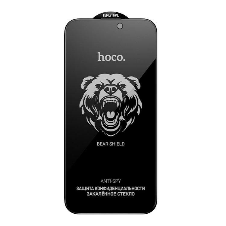 Hoco. Apple iPhone 17 Pro Bear Shield Hayalet Cam Ekran Koruyucu