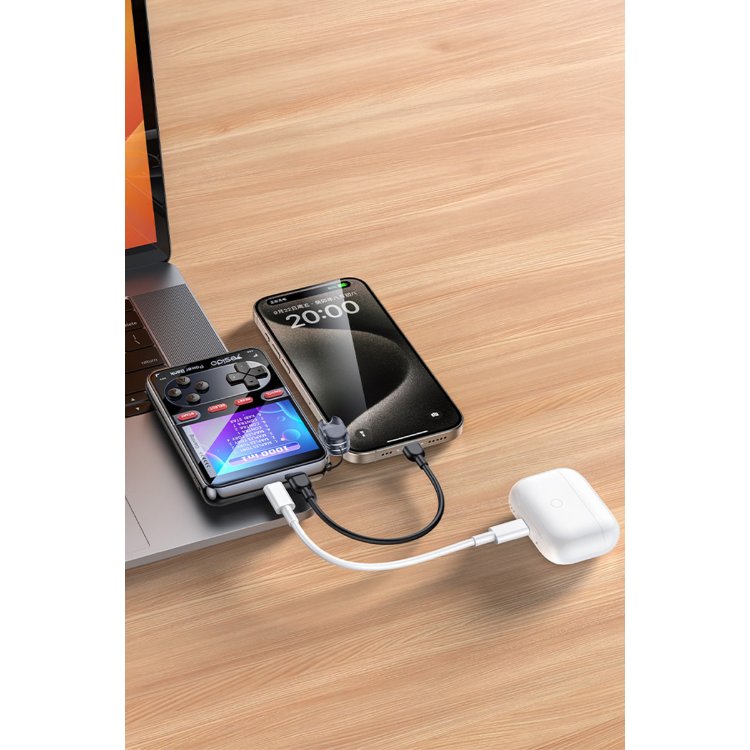 Yesido YP87 Dahili Retro Oyun Konsollu 10.000 mAh 2in1 20W PD Hızlı Şarj Powerbank