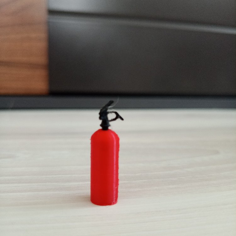 yangın tüpü anahtarlık