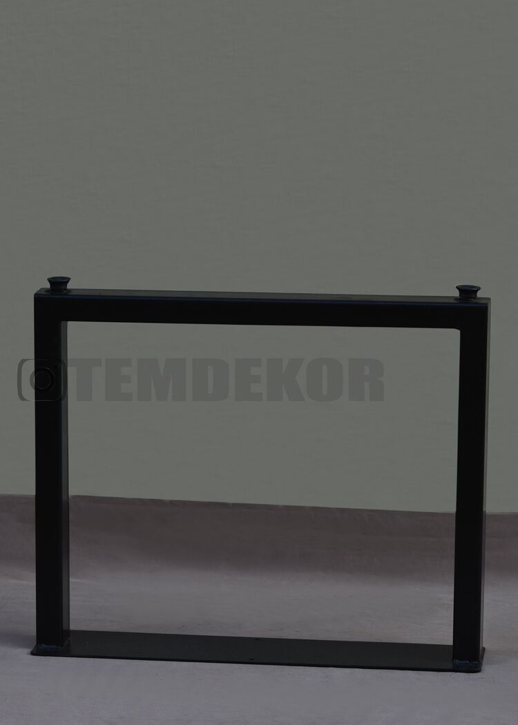 Kare sehpa ayağı Yukseklik 42cm genişlik 50cm 2adet metal ayak 