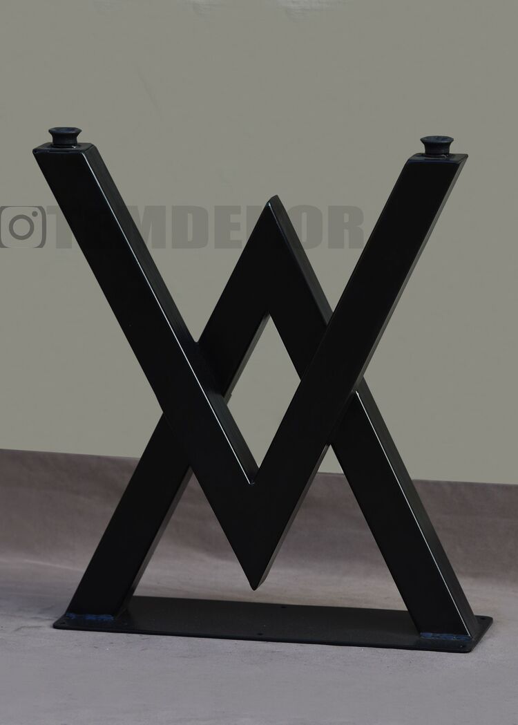 banch ayağı metal ayak yukseklik 42 cm genişlik 35 cm 2 adet metal ayak 