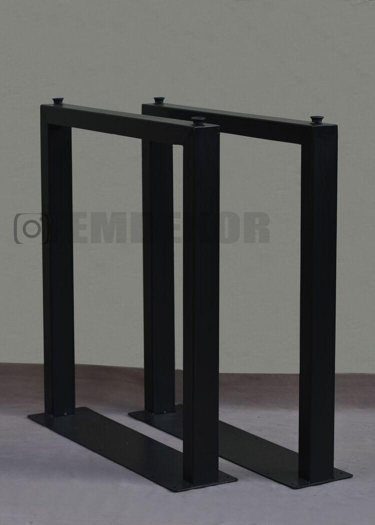Kare metal ayak yukseklik 72cm genişlik 66cm masa ayağı 