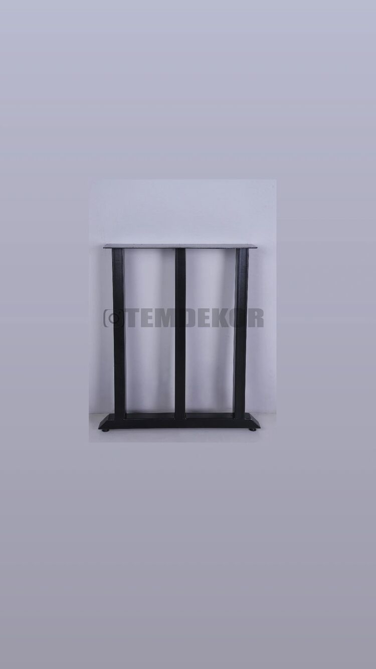 Doğal ahsap için metal masa ayağı 