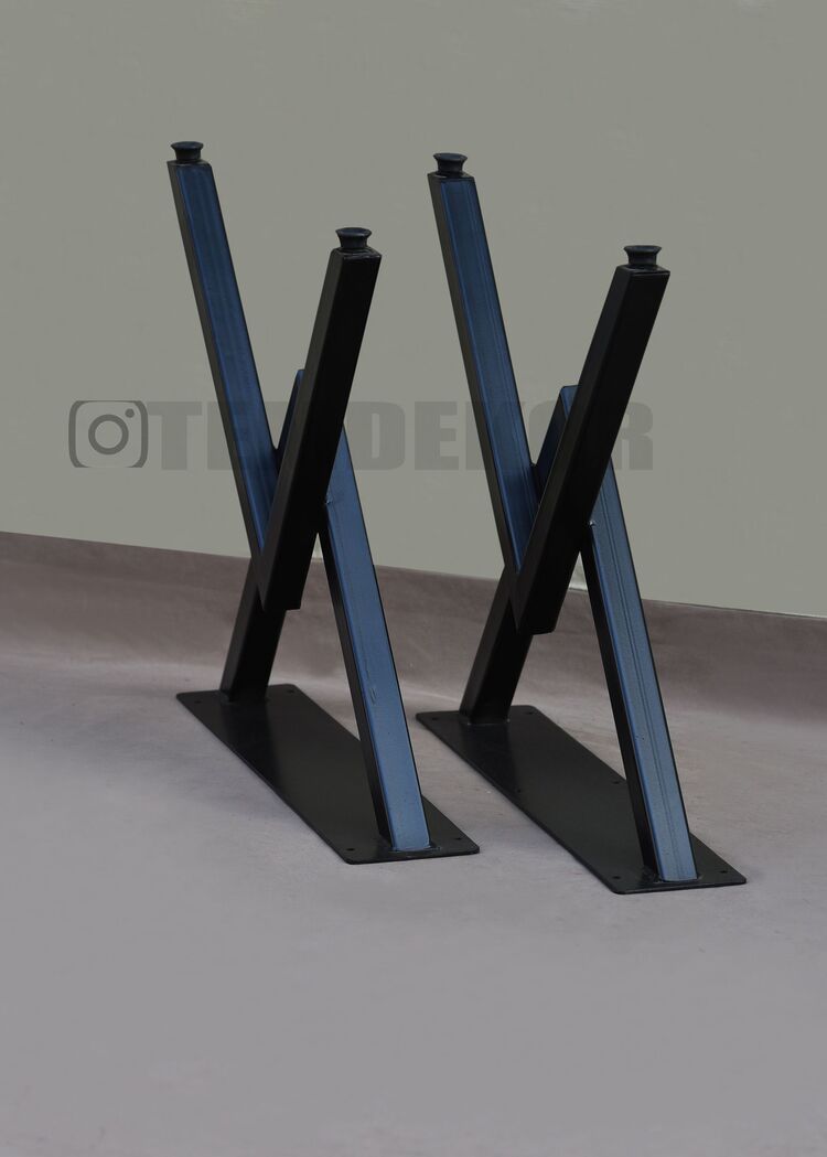 metal sehpa ayağı Yukseklik 45 cm genişlik 50 cm 2 adet metal ayak 