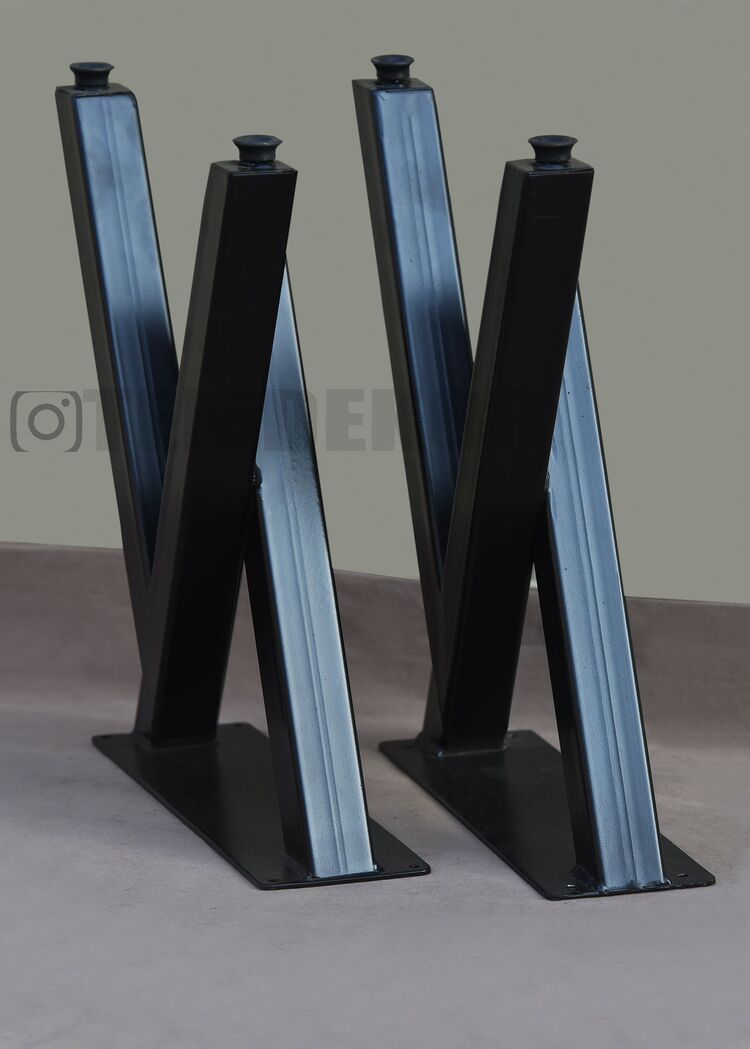 banch ayağı metal ayak yukseklik 42 cm genişlik 35 cm 2 adet metal ayak 