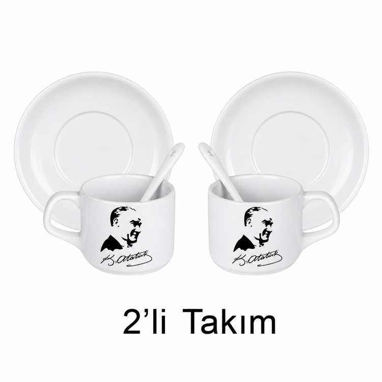 Atatürk Baskılı Fincan