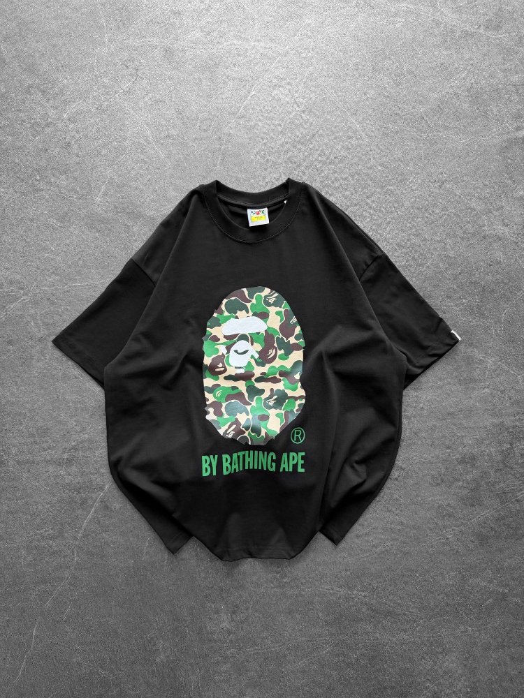 SİYAH YEŞİL BAPE TİŞÖRT 
