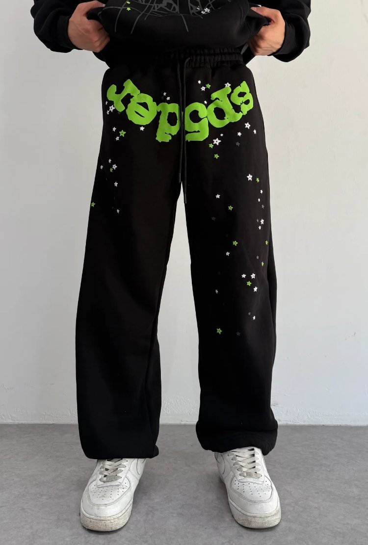 SP5DER STOPER PAÇA BAGGY JEAN-SİYAH