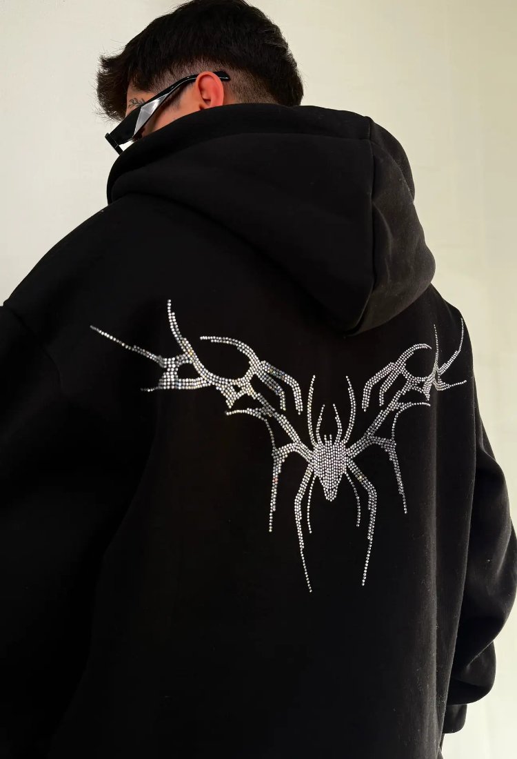 SPIDER TAŞLI ZIPPER 