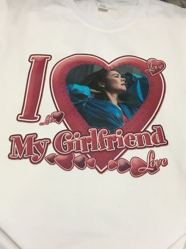 CUSTOM I love my girlfriend tshirt