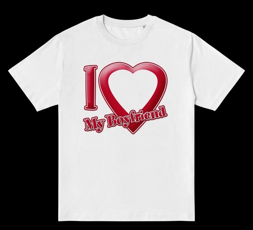 CUSTOM I love my boyfriend tshirt
