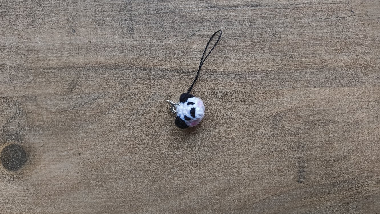 Panda Telefon Charmı Anahtarlık