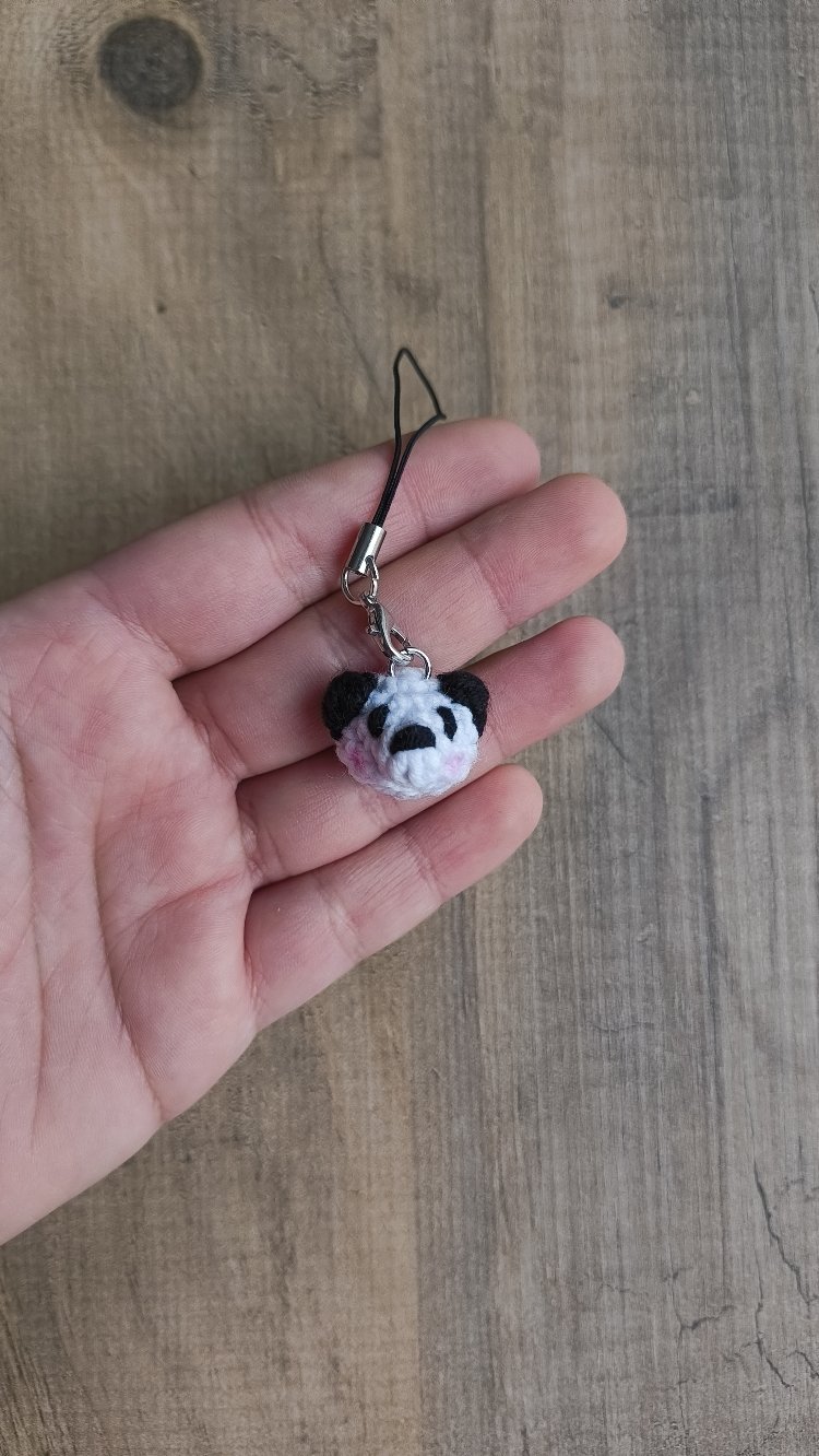 Panda Telefon Charmı Anahtarlık