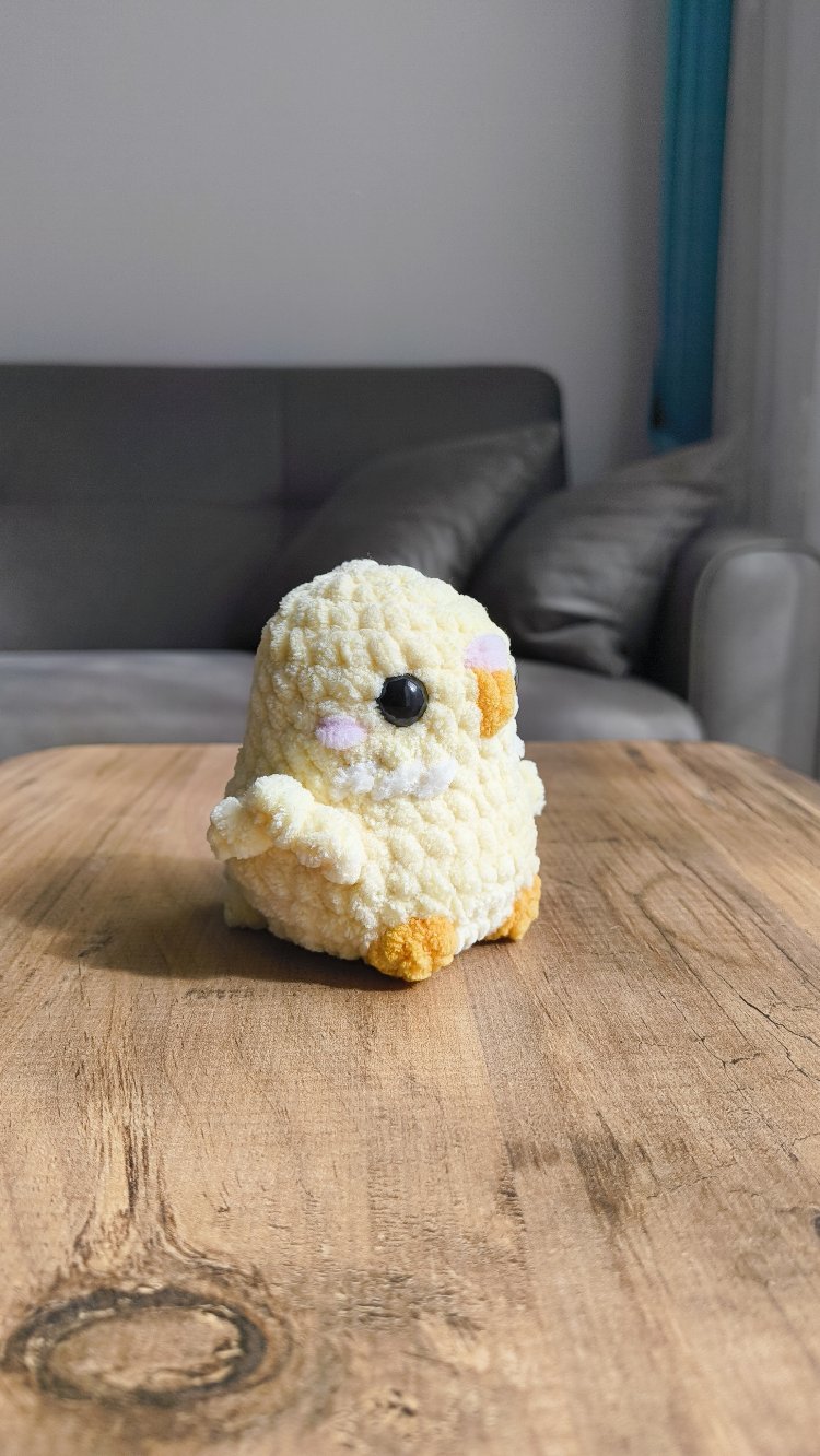 Peluş Muhabbet Kuşu Oyuncak Sarı