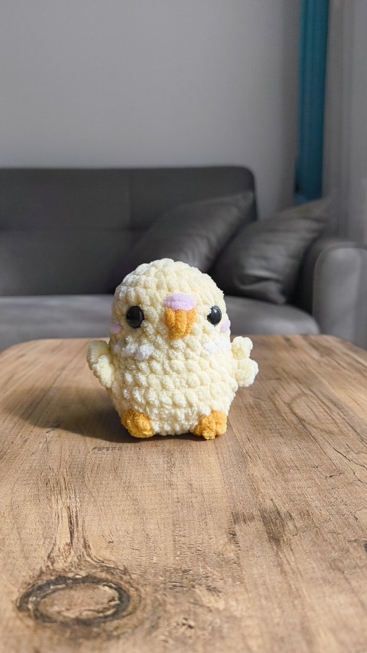 Peluş Muhabbet Kuşu Oyuncak Sarı