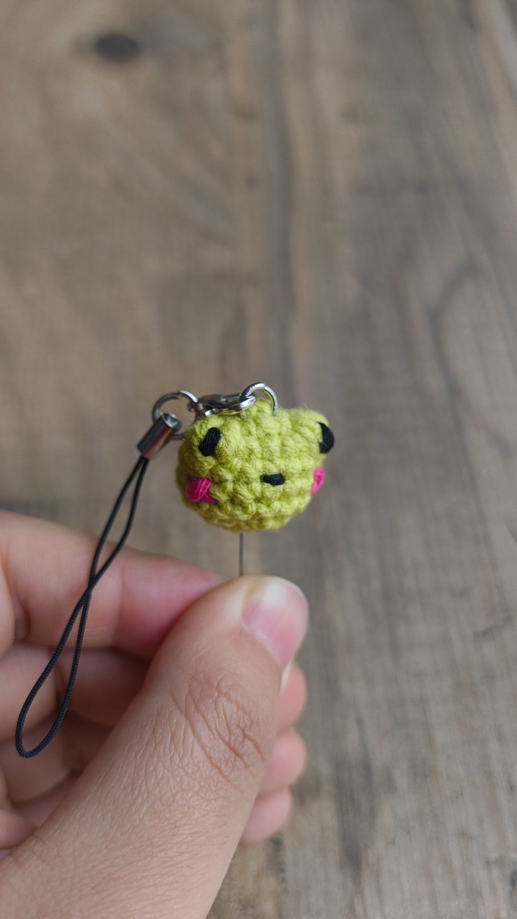 Kurbağa Telefon Aksesuarı Charm