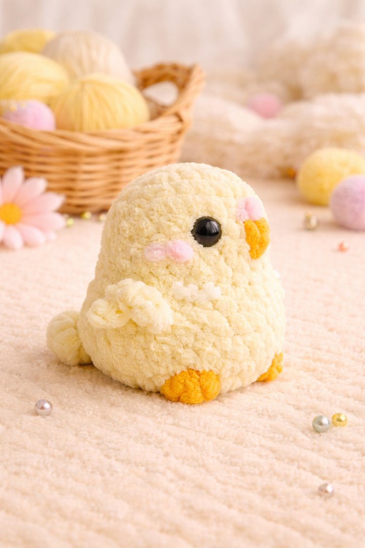 Peluş Muhabbet Kuşu Oyuncak Sarı