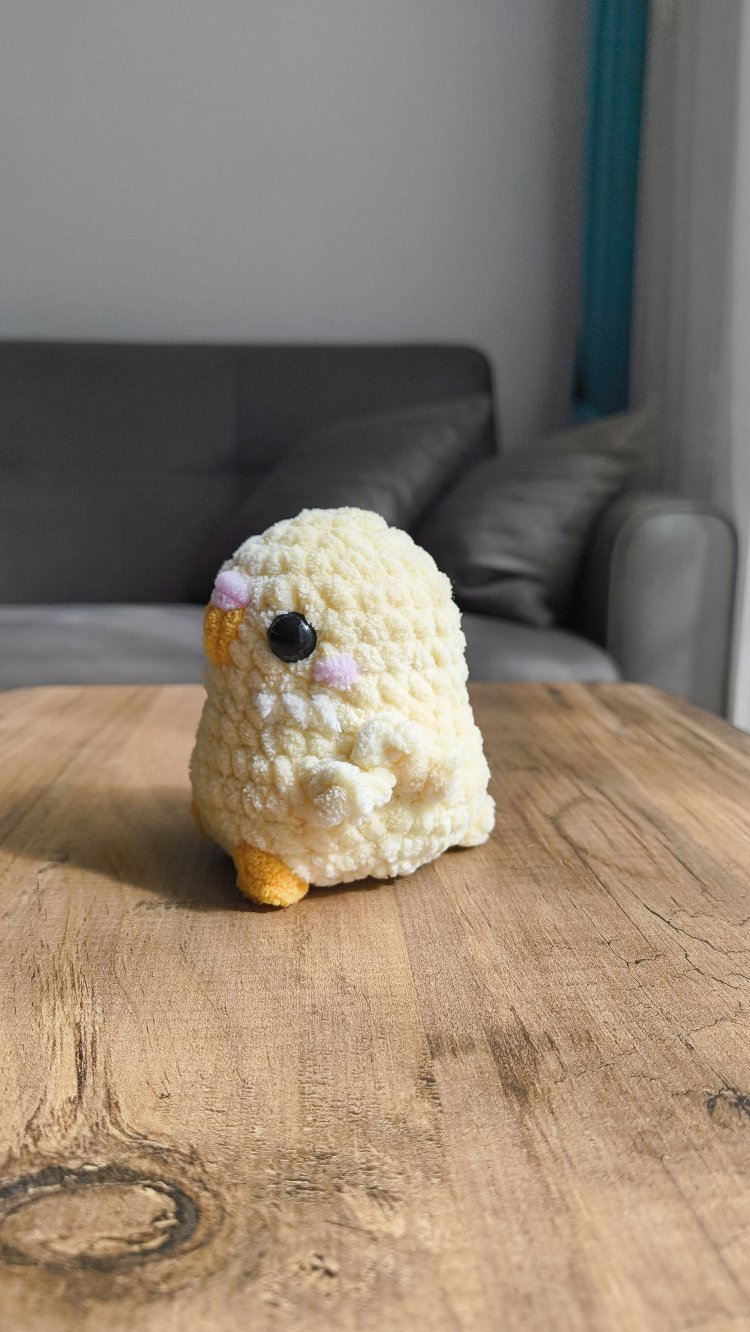 Peluş Muhabbet Kuşu Oyuncak Sarı