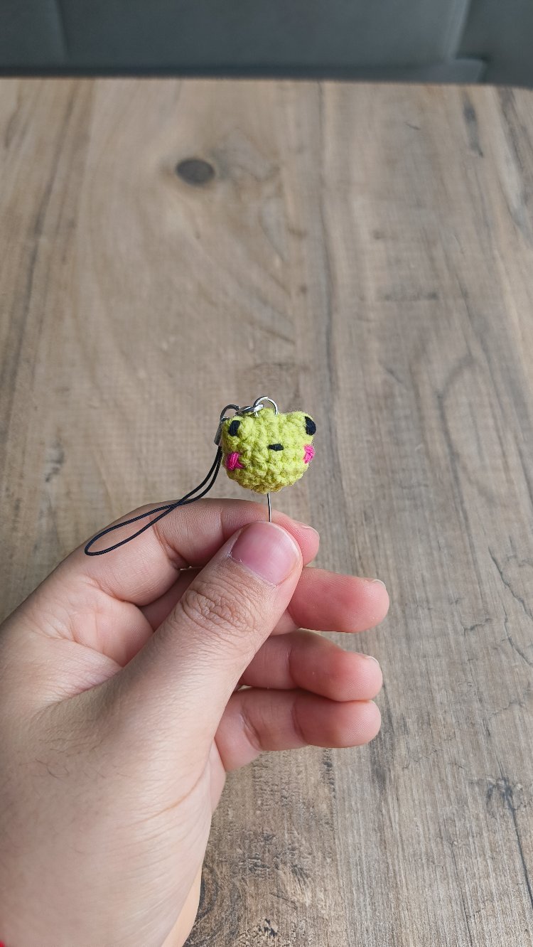 Kurbağa Telefon Aksesuarı Charm