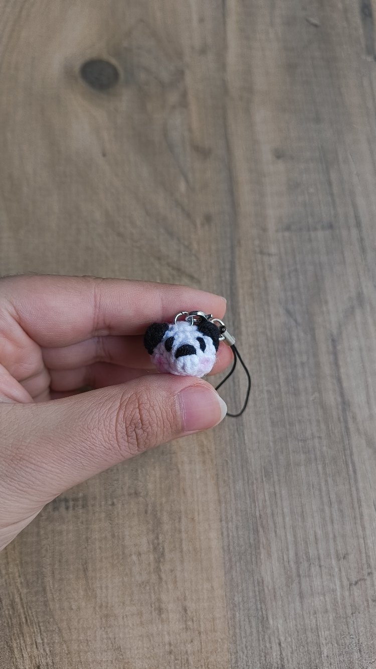 Panda Telefon Charmı Anahtarlık