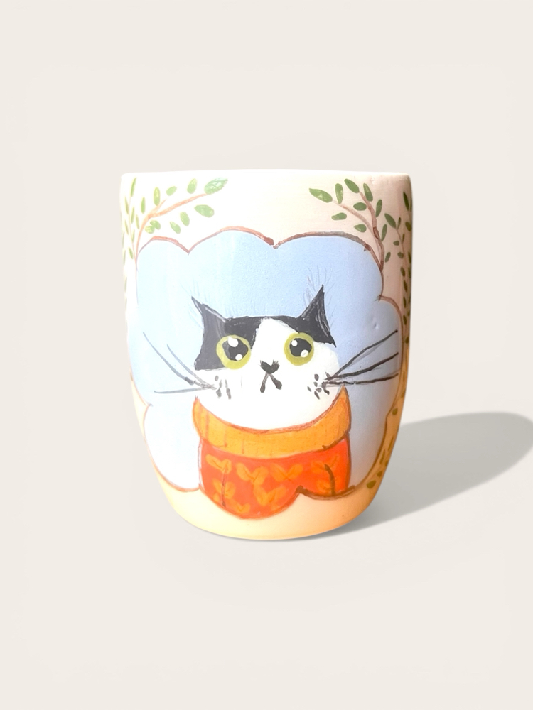 Espresso turuncu kazaklı kedo