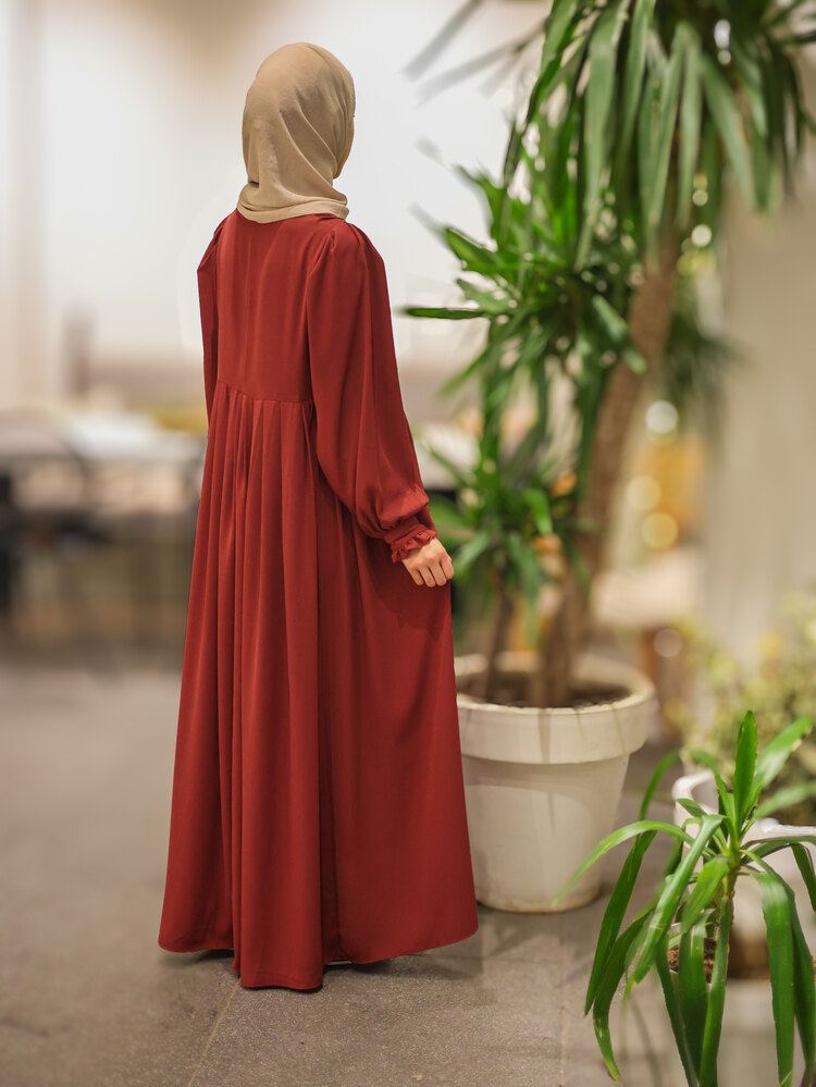 PİLELİ FERACE (CHERRY RED)