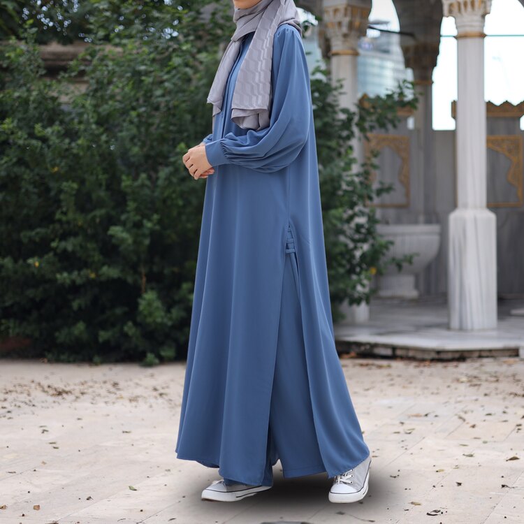 HÂLE GÖMLEK PANTOLON TAKIM (İNDİGO)