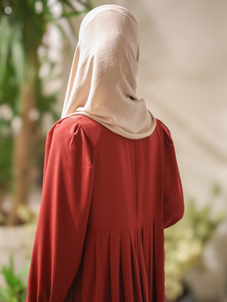 PİLELİ FERACE (CHERRY RED)