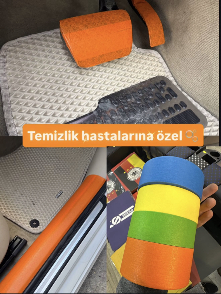TRİM KORUMA BANDI 50mmx100M ( KAPI EŞİĞİ & PEDAL KİRLENMEYE KARŞI KORUR)