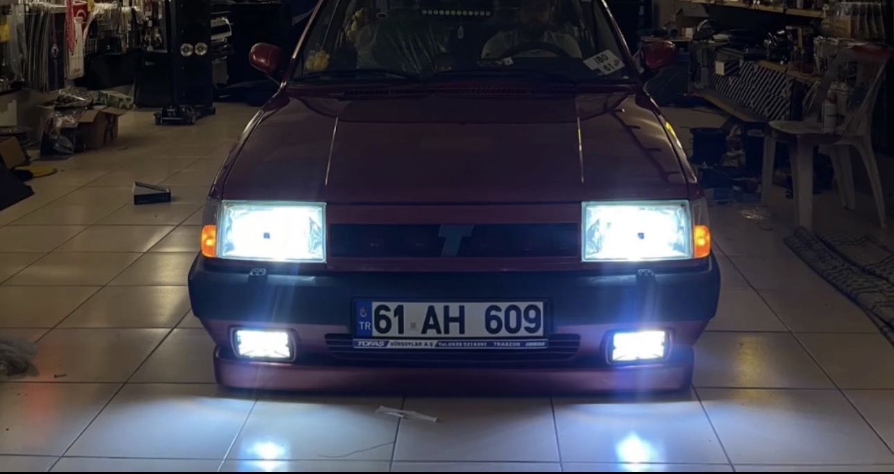 ÜÇ RENK LED XENON BEYAZ DELİ MAVİ LİMON SARI VE ÇAKAR
