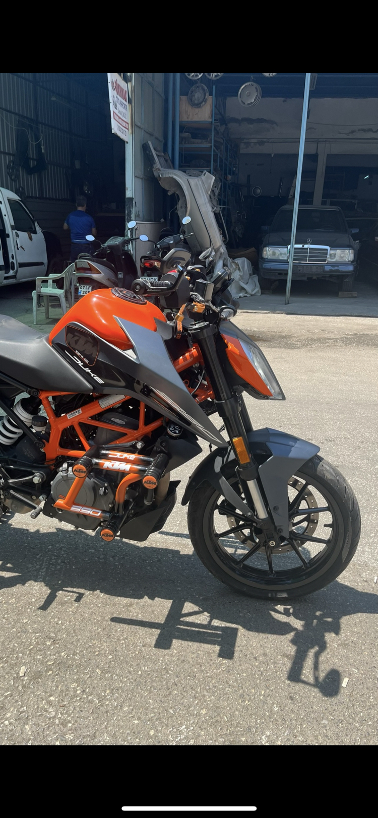 KTM DUKE 390/250 6lı koruma demirimiz 17/23