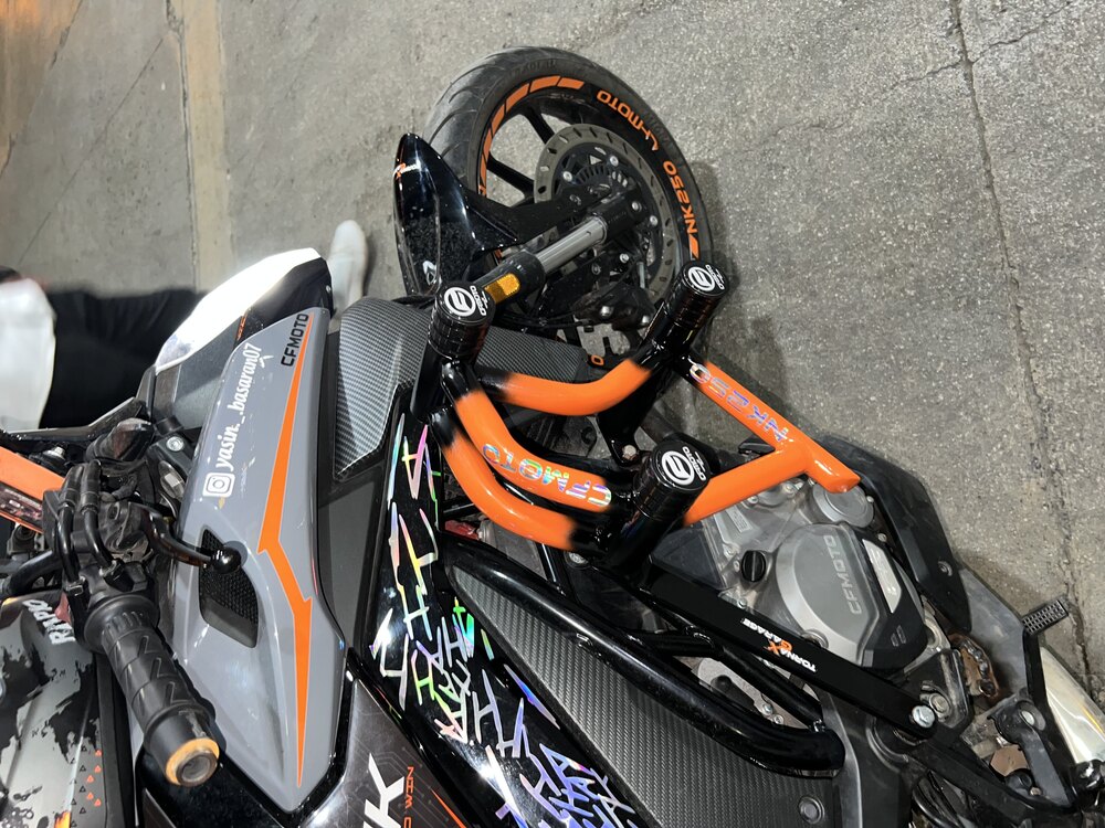CFMOTO NK250 6 lı koruma demirimiz III.SERI