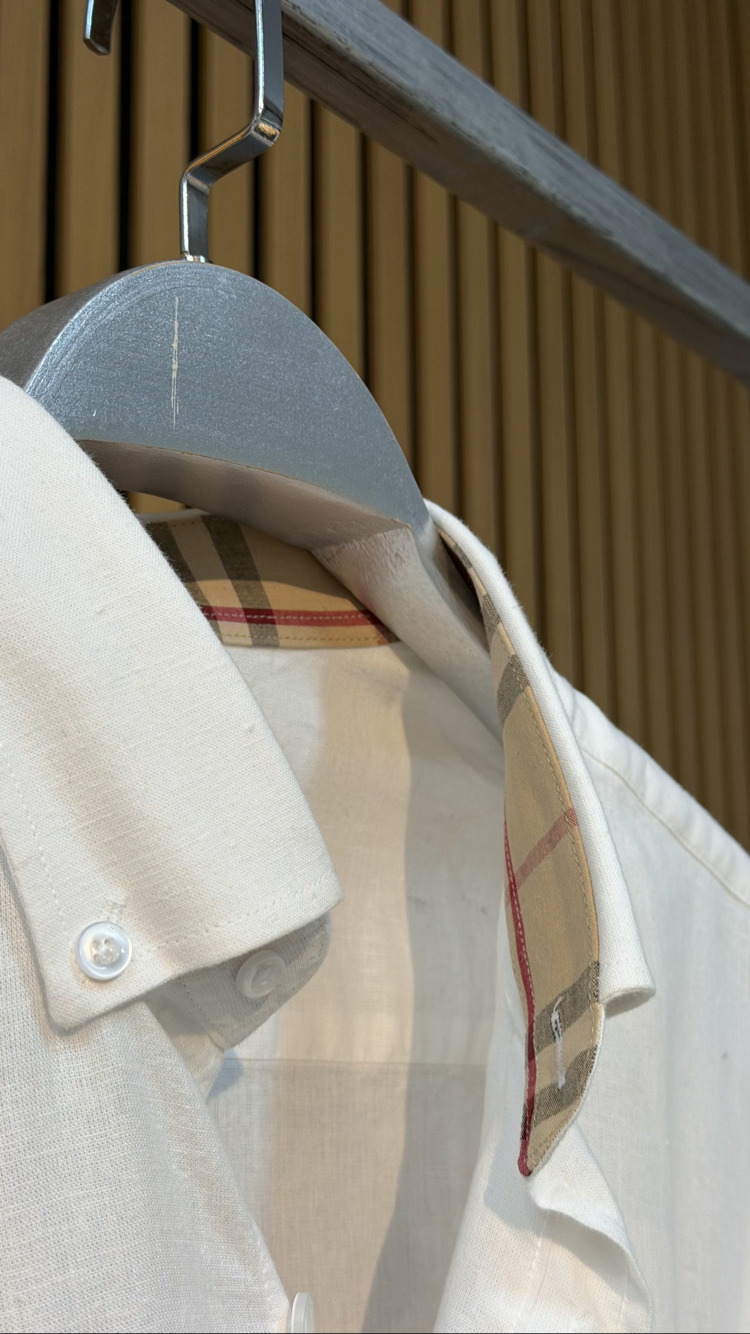 2026 YENİ SEZON İTHAL BURBERRY KETEN GÖMLEK
