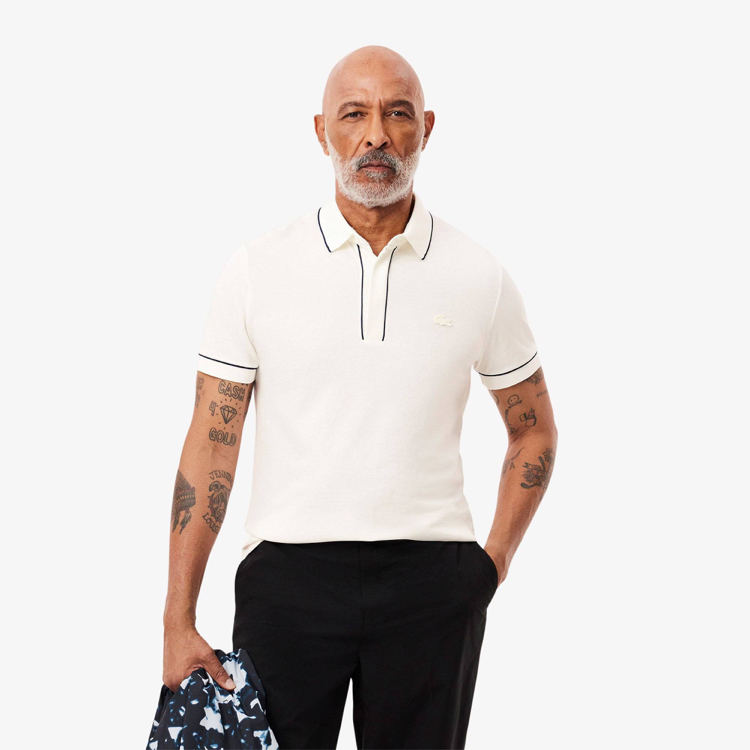 PREMİUM LC POLO YAKA ÇİZGİ DETAYLI YAKA