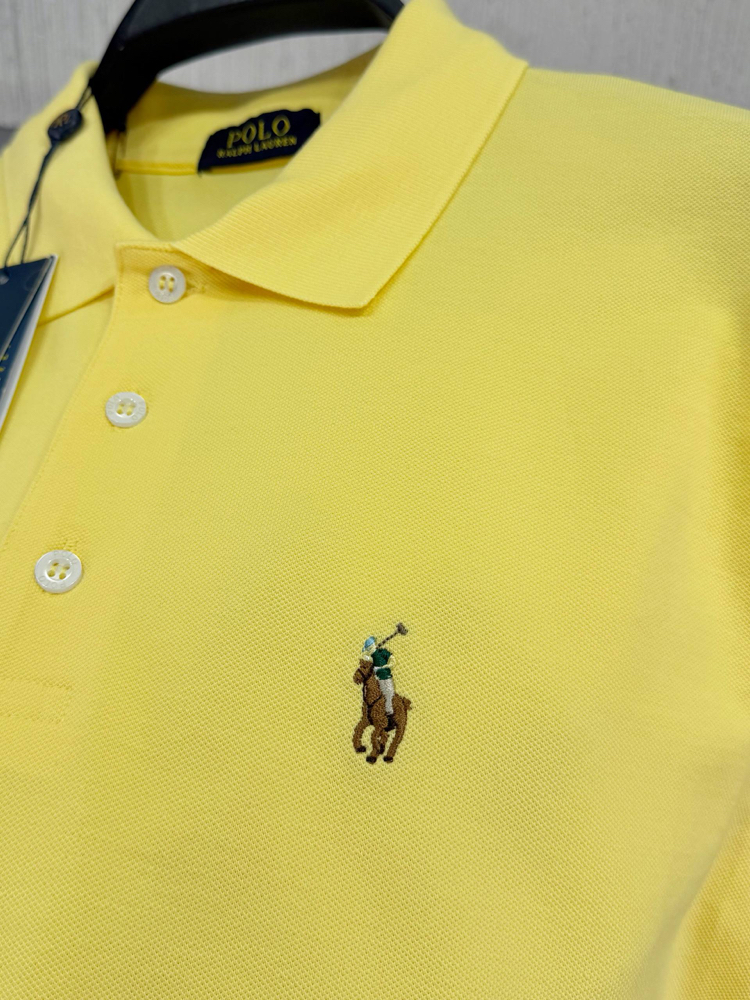 PREMİUM POLO YAKA T-SHİRT SARI