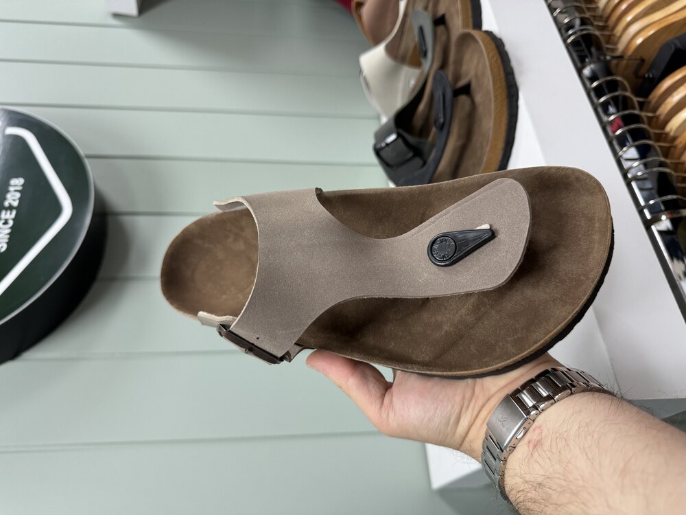 BIRKENSTOKC PARMAK ARASI TERLİK BEJ