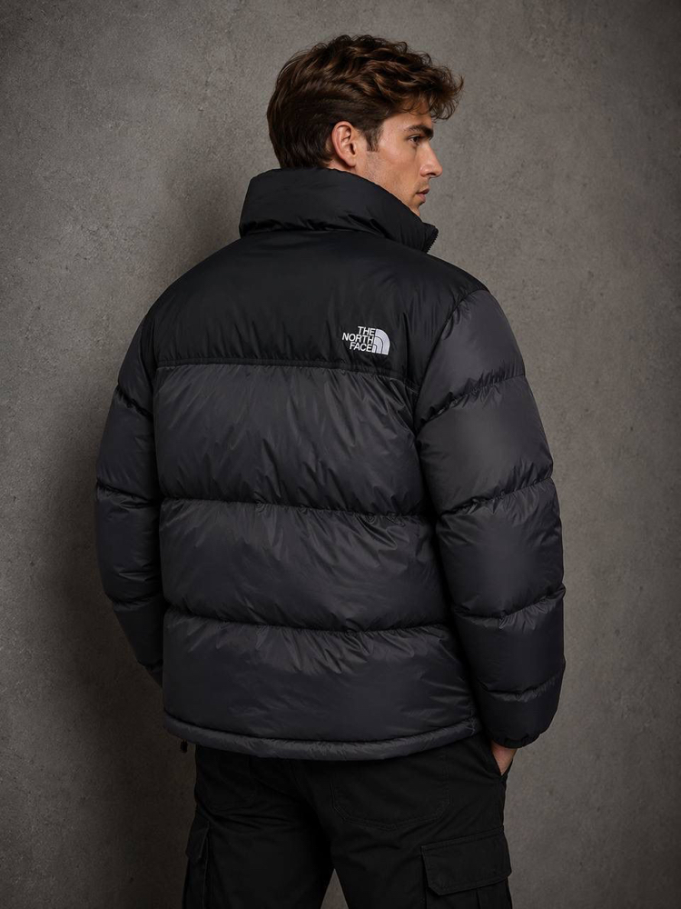 TNF NAKIŞ LOGO KIŞLIK MONT SİYAH