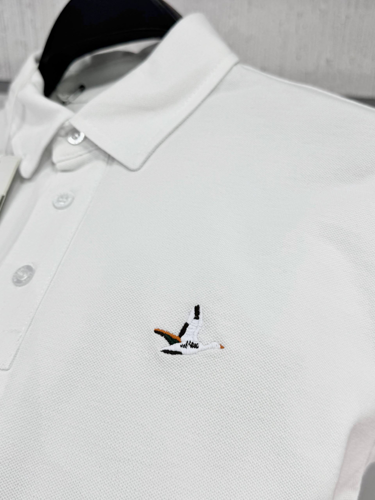 PREMİUM PİKE KUMAŞ POLO YAKA T-SHİRT BEYAZ