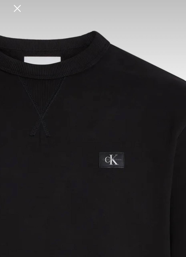 CALVİN KLEİN PREMİUM MONOGRAM SWEAT SİYAH