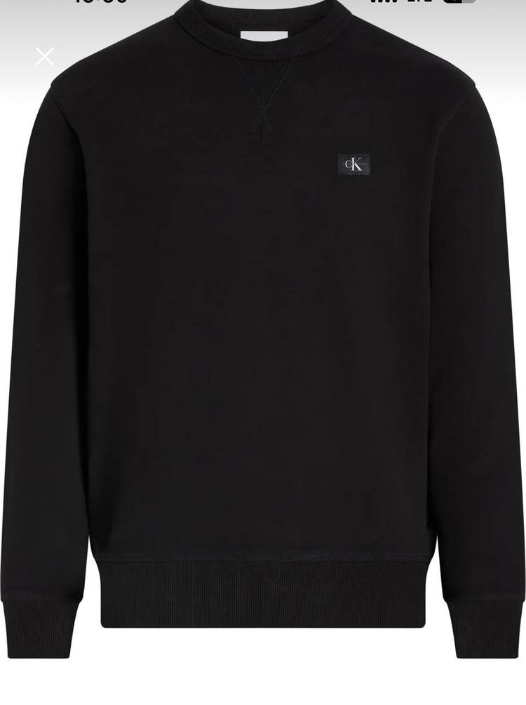 CALVİN KLEİN PREMİUM MONOGRAM SWEAT SİYAH