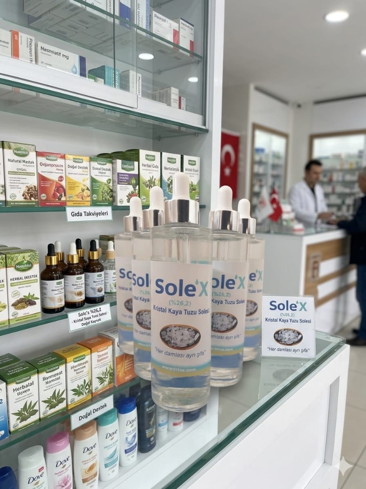 SOLE'X Kristal Kaya Tuzu Solesi