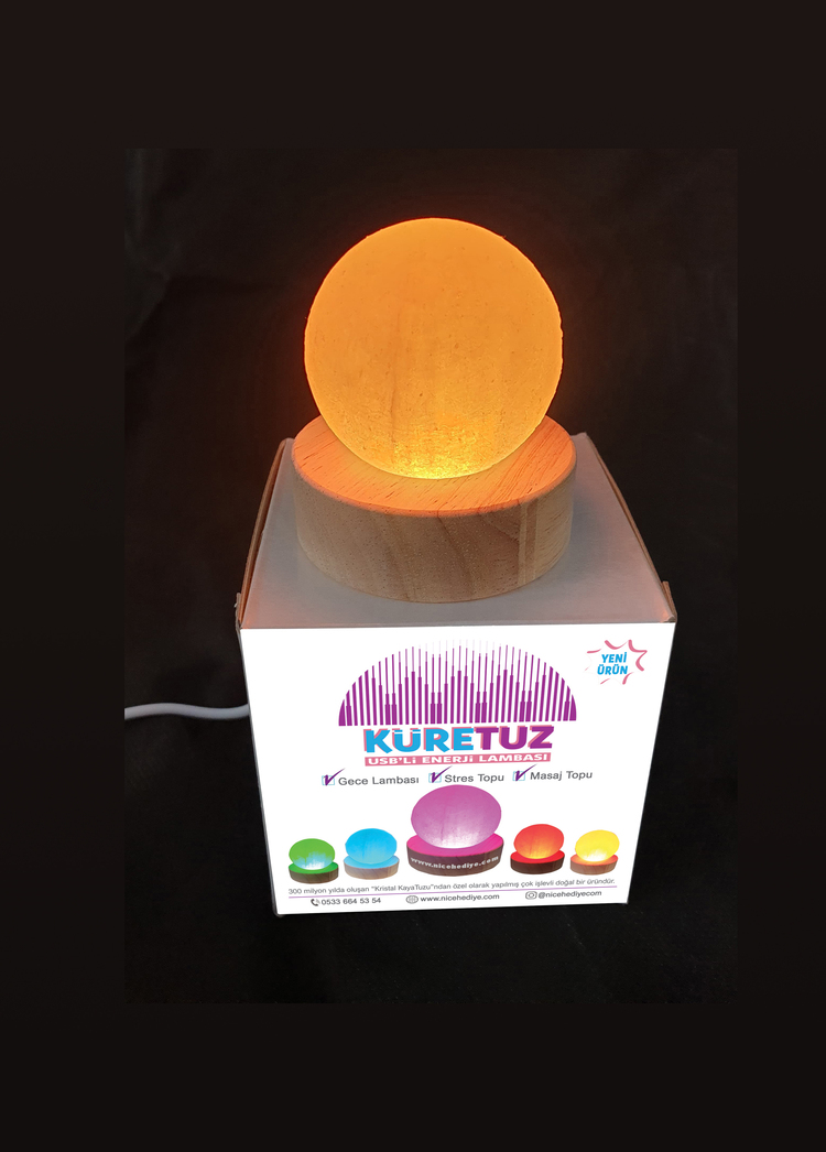 KÜRE TUZ / USB’li Enerji Lambası