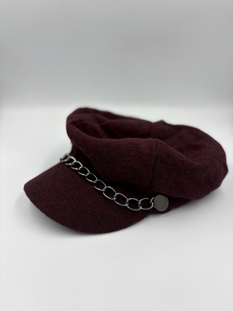 Bordo Kasket şapka