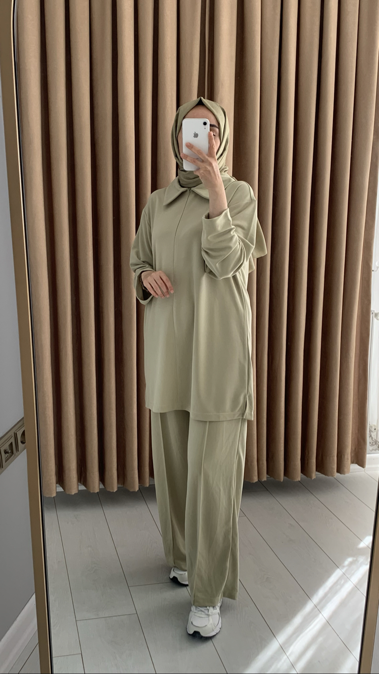 Pantolonlu Takım Mint