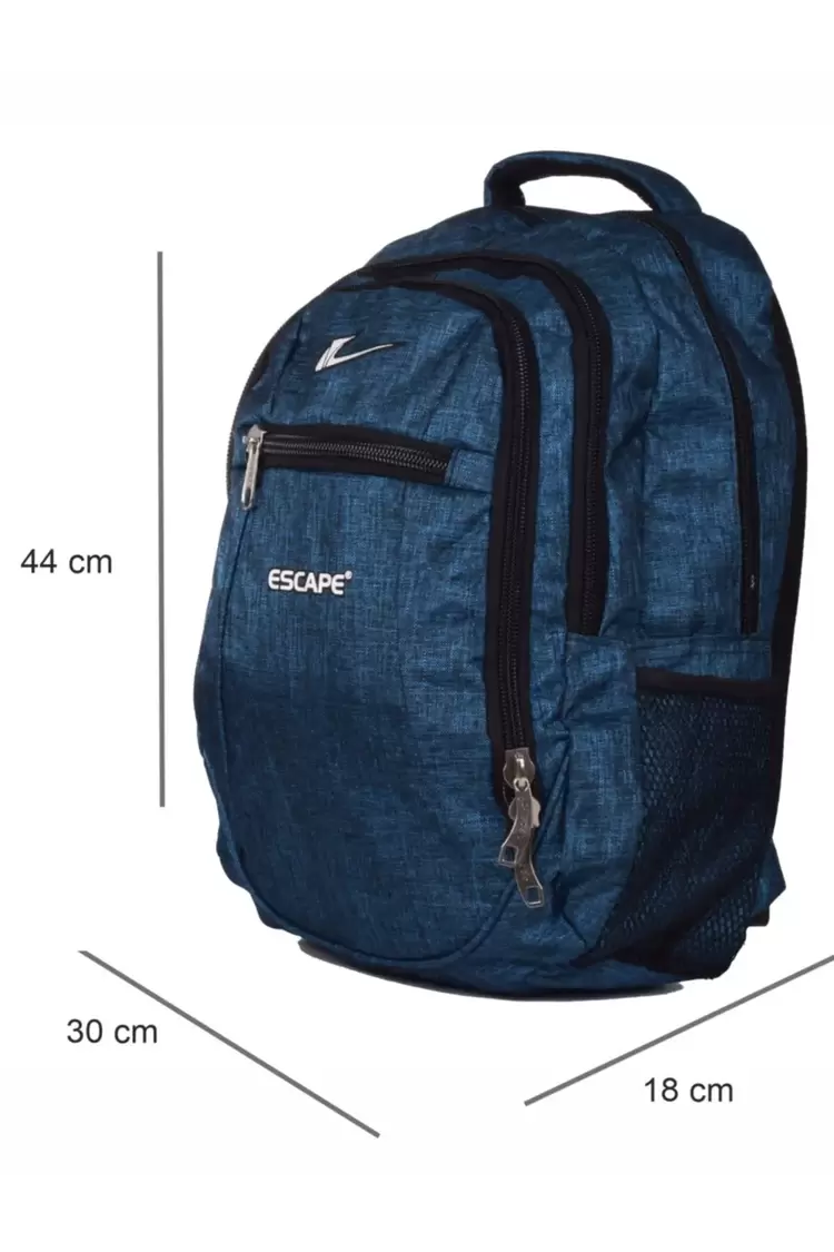 ESCAPE Laptop Bölmeli Okul Ve Günlük Sırt Çantası Spor Çantası 307 Lacivert