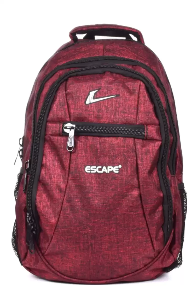 ESCAPE Laptop Bölmeli Outdoor Okul Ve Günlük Sırt Çantası Spor Çantası 307 Bordo
