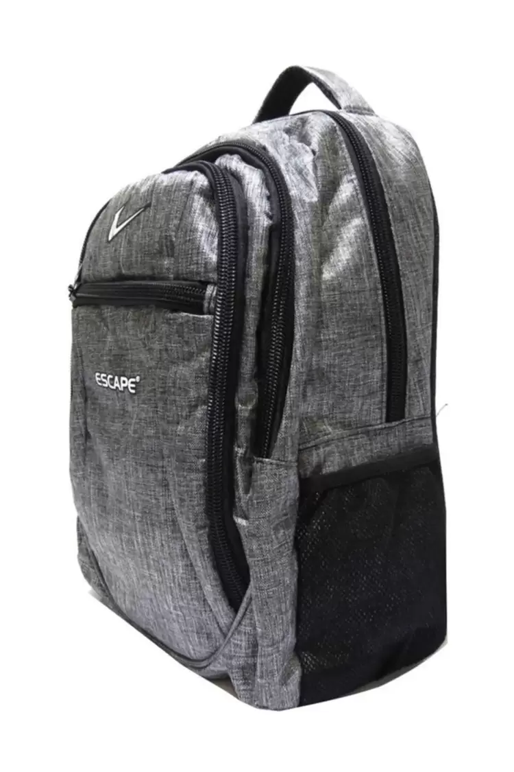 ESCAPE Laptop Bölmeli Outdoor Okul Ve Günlük Sırt Çantası Spor Çantası 307 Gri
