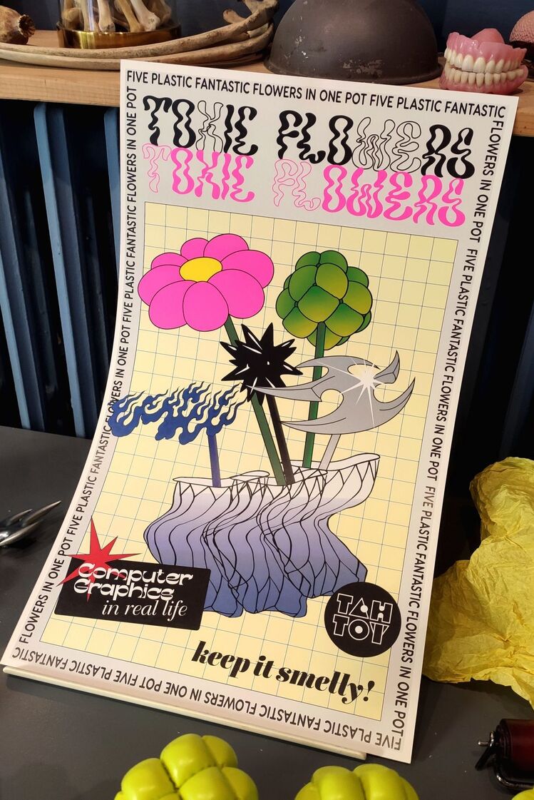TOXIC FLOWERS POSTER