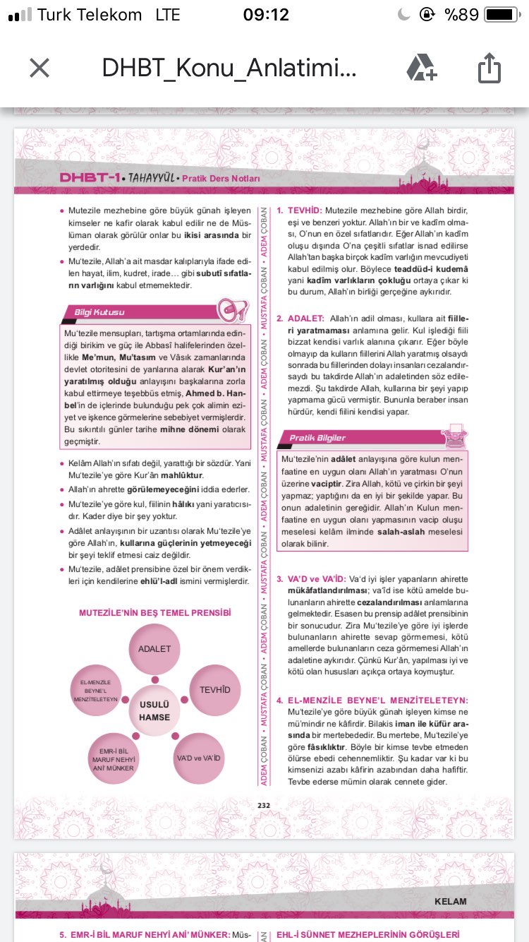 TAHAYYÜL DHBT PRATİK DERS NOTLARI 