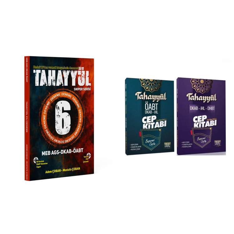 TAHAYYÜL ÖABT SNİPER ALTILI DENEME + TAHAYYÜL CEP KİTAPLAR